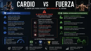 Cardio vs. Fuerza en Déficit: Qué Dice la Evidencia Sobre la Pérdida de Masa Muscular