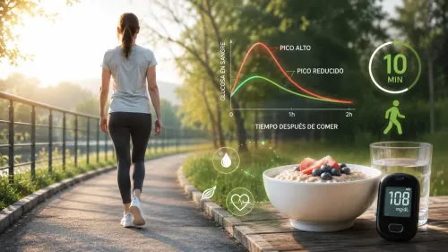Caminatas Postprandiales de 10 Minutos: Qué Dice la Evidencia Sobre el Control de la Glucosa